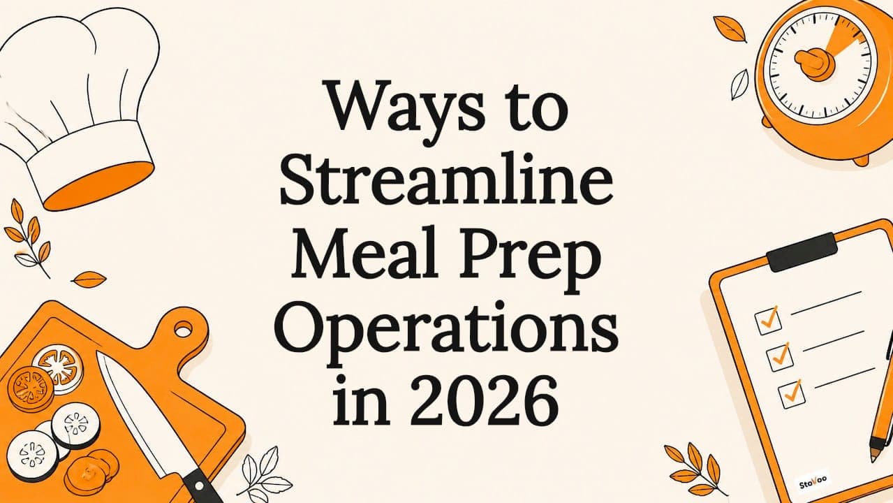 Ways to Streamline Meal Prep Operations in 2026