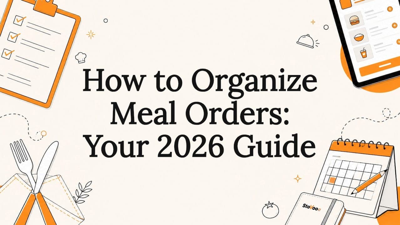 How to Organize Meal Orders: Your 2026 Guide