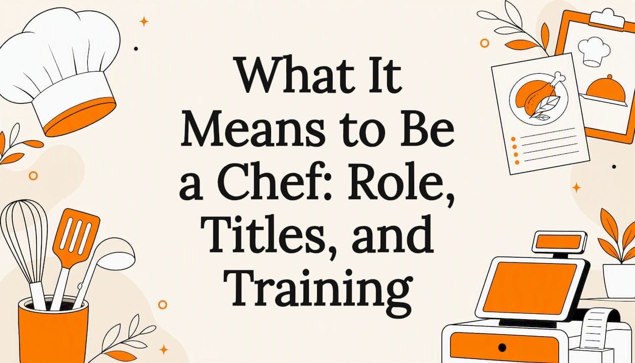 What It Means to Be a Chef: Role, Titles, and Training