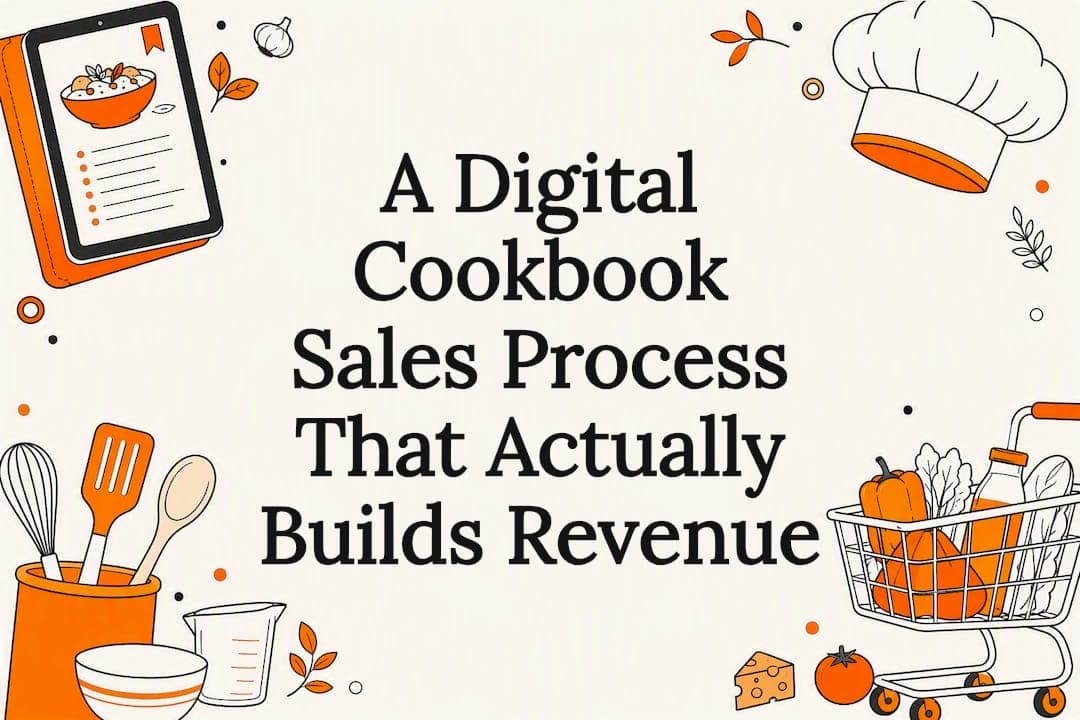 A Digital Cookbook Sales Process That Actually Builds Revenue