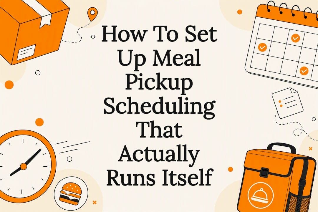 How To Set Up Meal Pickup Scheduling That Actually Runs Itself