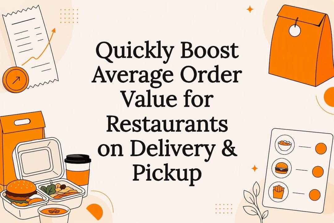 Quickly Boost Average Order Value for Restaurants on Delivery & Pickup